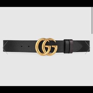 Gucci reversible black/brown belt